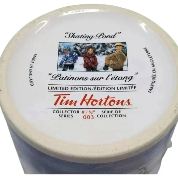 Tim Hortons Skating Pond Collector Mug Limited Edition Series Made in England - Picture 8 of 9